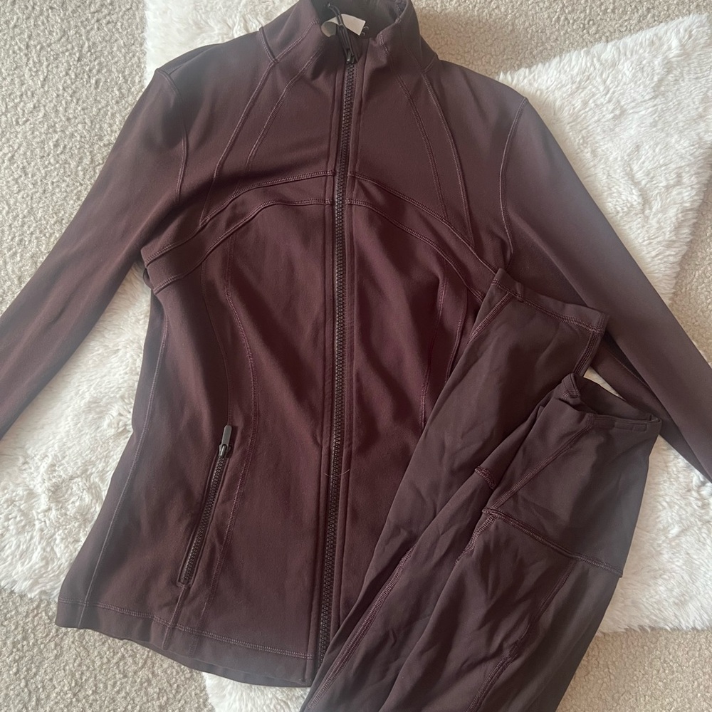 Lululemon Brown Define and Leggings